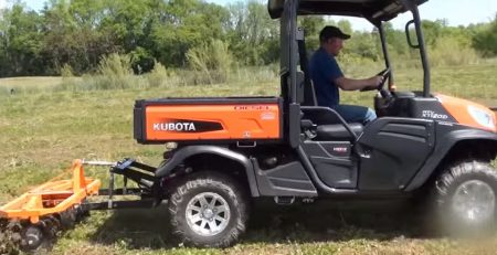 ATVs with harrow